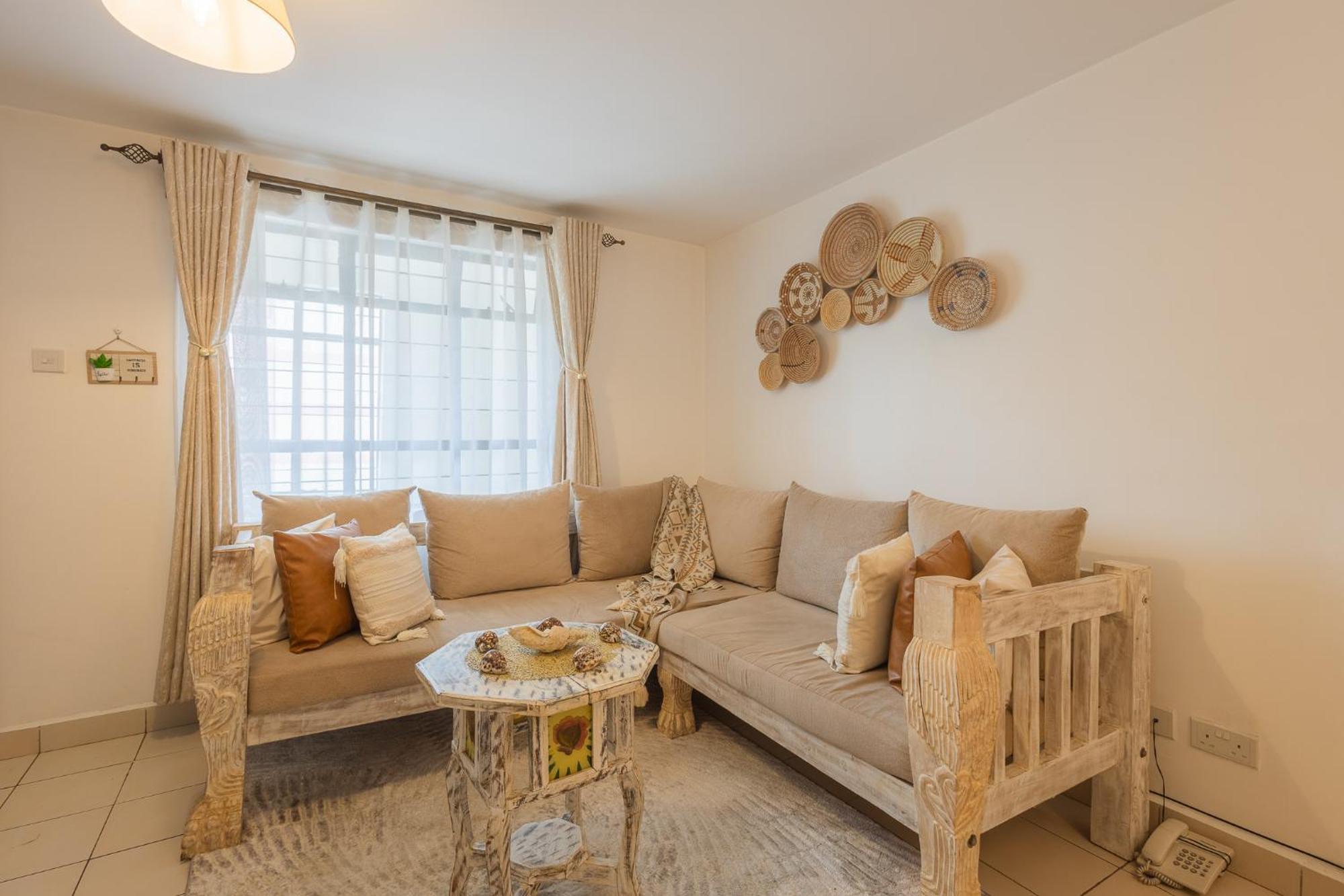 Furnished 1 Bedroom Apartment In Nairobi. 15 Mins To Cbd. Free Wi-Fi & Parking Bagian luar foto