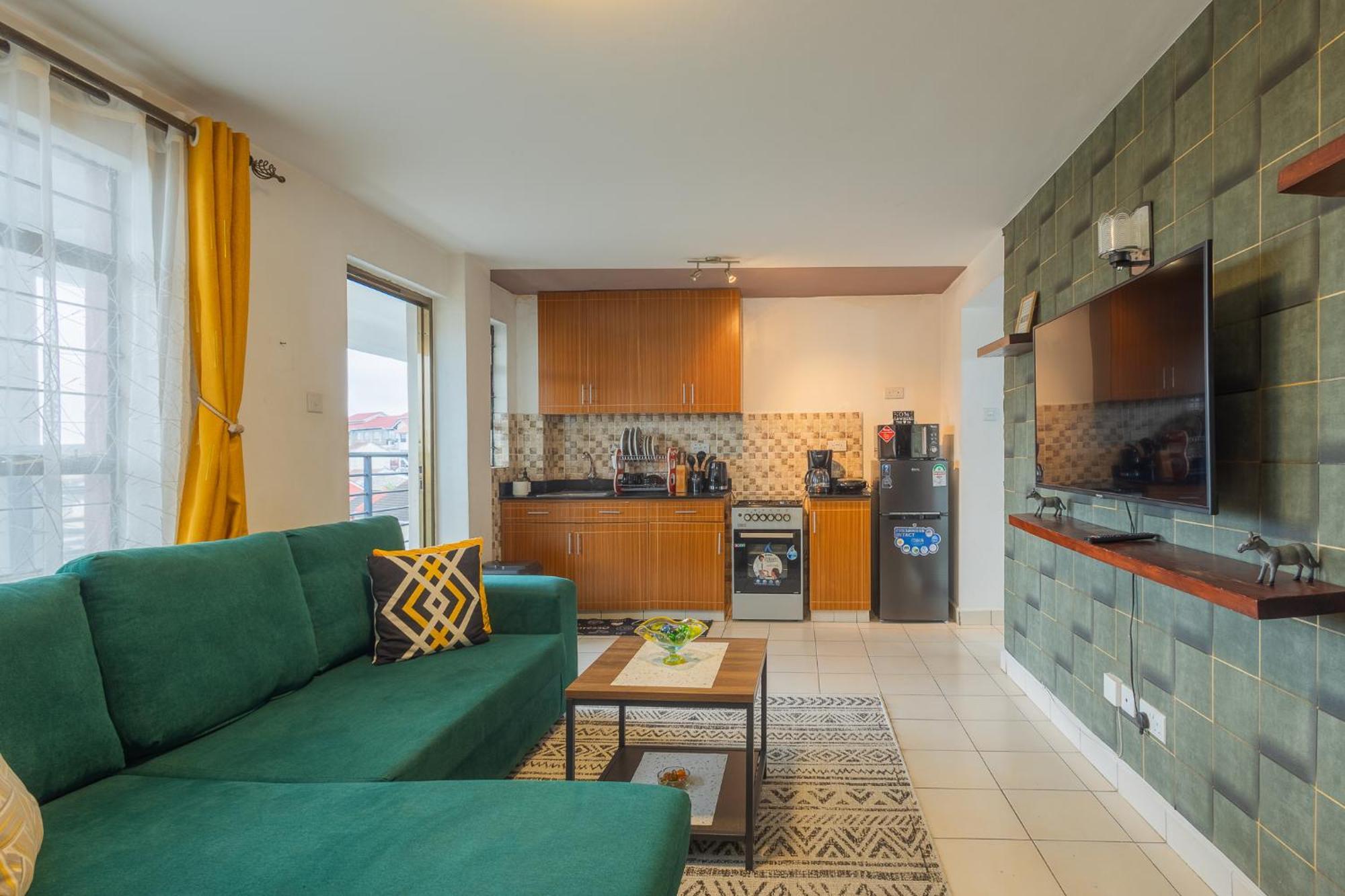 Furnished 1 Bedroom Apartment In Nairobi. 15 Mins To Cbd. Free Wi-Fi & Parking Bagian luar foto